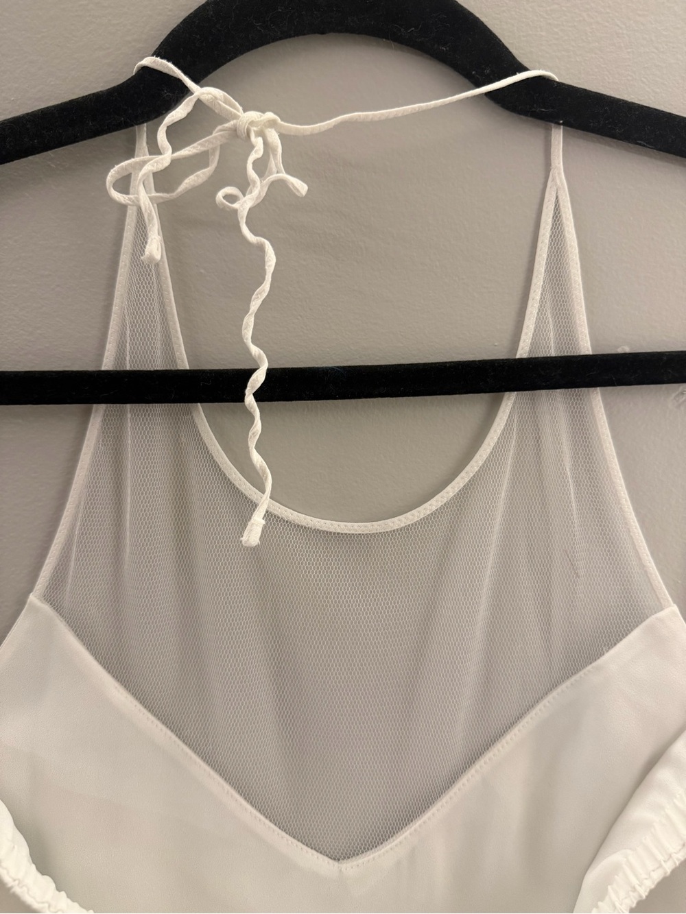 Babaton Aritzia White Double-Strap Halter Cami - Picture 7 of 10